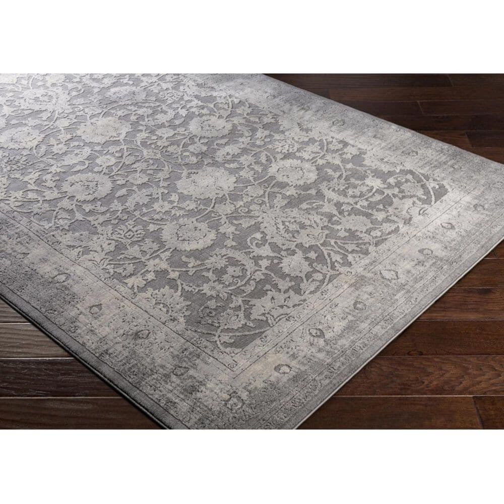 Surya Tibetan TBT-2309 5&#39;3&quot; x 7&#39;6&quot; Gray, Ivory and Taupe Area Rug, , large