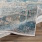Surya Solar 3" x 9"10" Gray, Teal, Dark Blue, Light Gray, Charcoal and Mustard Runner, , large