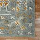 Amer Rugs Romania 2" x 3" Gray and Orange Area Rug, , large