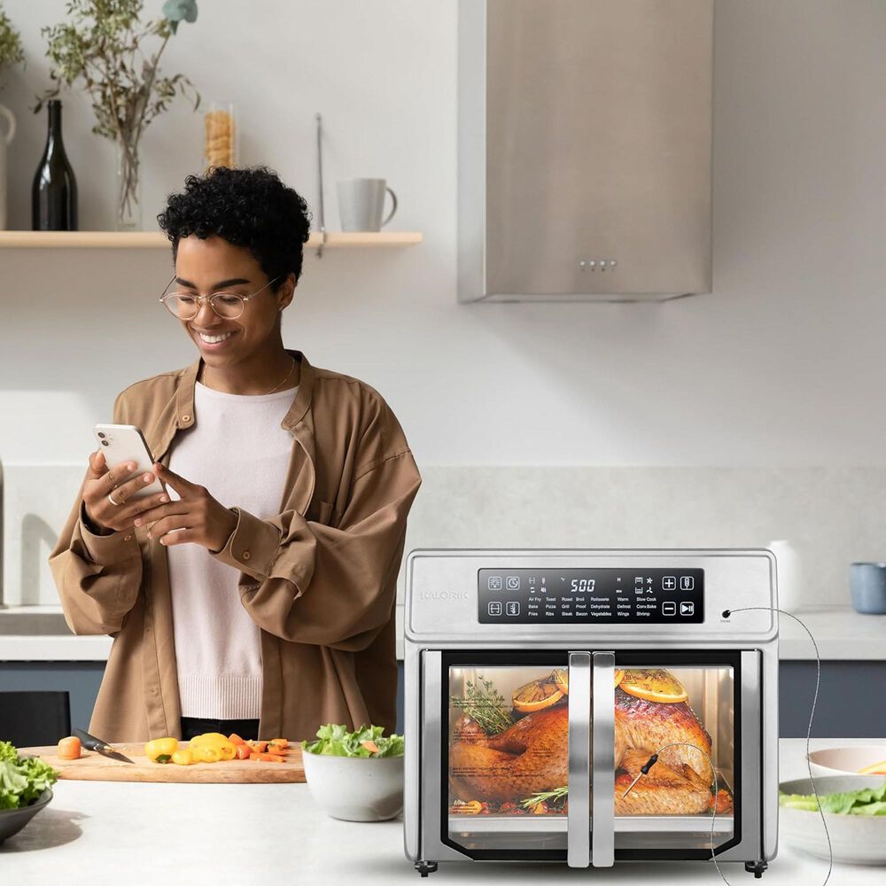 Kalorik MAXX Advance 26 Quart Digital Air Fryer Oven in Stainless Steel, , large