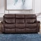 Oxford Furniture Manual Reclining Sofa in Brazil Cocoa, , large
