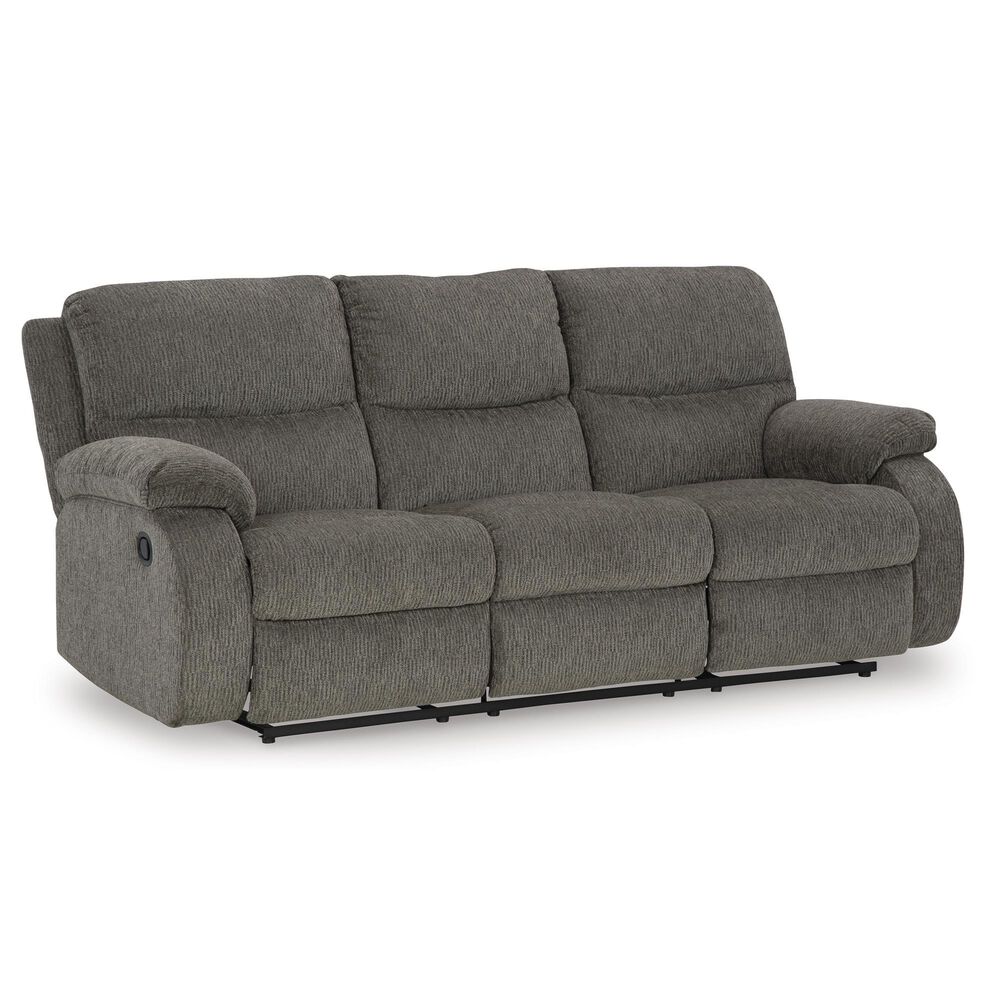Ashley Scranto Manual Reclining Sofa in Brindle, , large