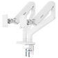 MSI Dual-Arm Monitor Mount for 17 to 45" Displays in Matte White, , large