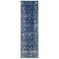 Safavieh Evoke EVK270A 2"2" x 21" Navy and Ivory Runner, , large