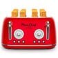 HOMLUX 4-Slice Retro Style Toaster in Red, , large