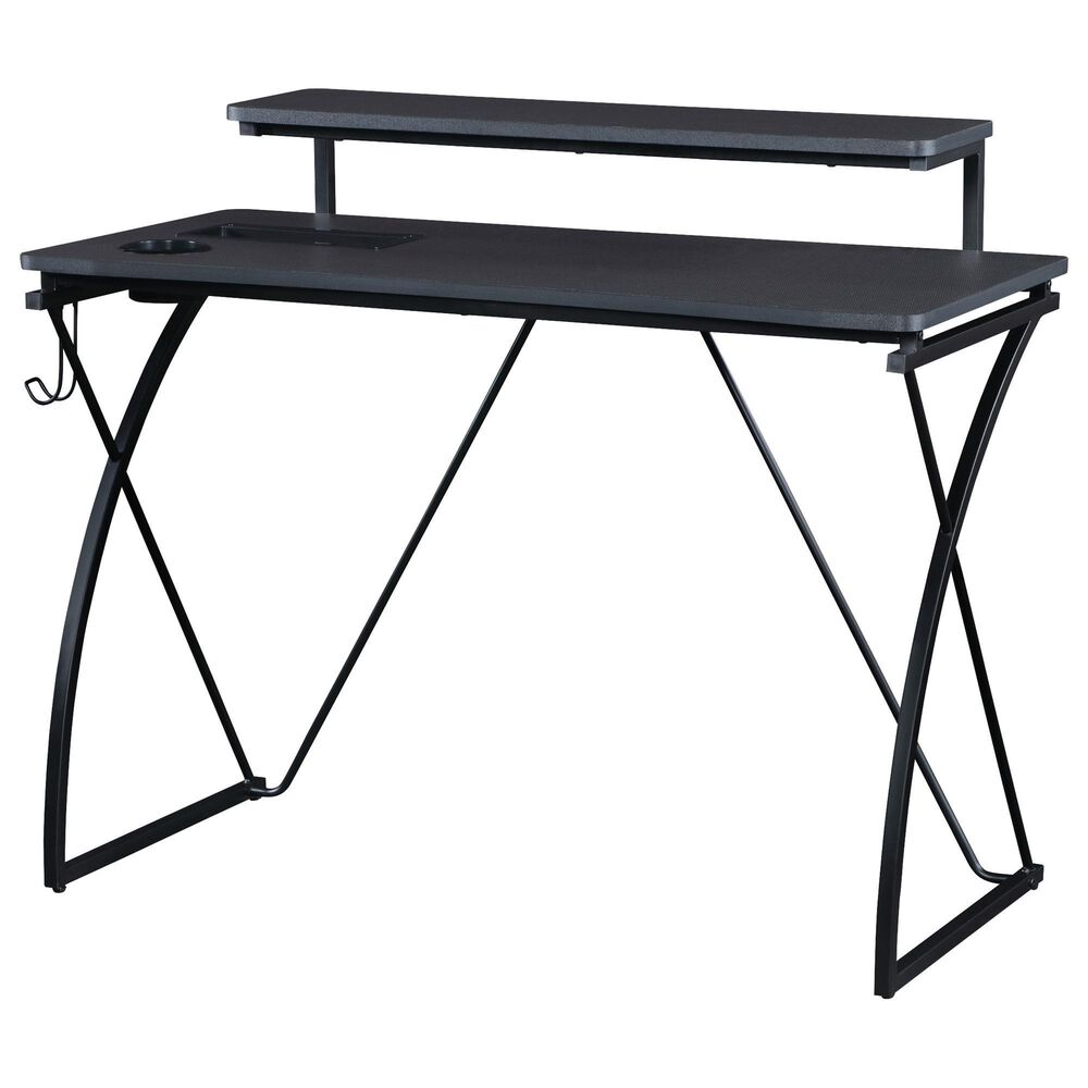 Valor Living Biome 44" Battlestation Gaming Desk in Grey, , large