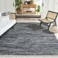 Safavieh Montauk MTK251 8" x 10" Grey and Black Area Rug, , large
