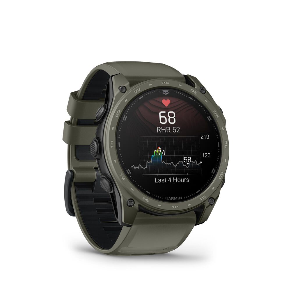 Garmin tactix 8 AMOLED Smartwatch 51 mm in Olive Drab Cerakote Coating, , large