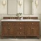 James Martin Vanities Lorelai 72"Double Vanity in Mid-Century Walnut with 3 cm Ethereal Noctis Quartz Top, , large