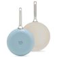 Green Pan Padova Pro 8" and 10" Frypan Set in Blue Haze, , large
