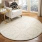 Safavieh Micro-Loop 5" Round Silver Area Rug, , large