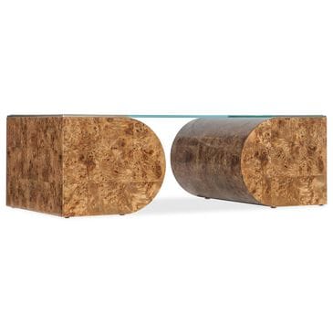 Hooker Furniture MelangeBurlesque Coffee Table in Gold and Clear, , large