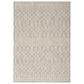 Nourison Positano Southwestern Light Grey 5" x 7" Indoor/Outdoor Area Rug, , large