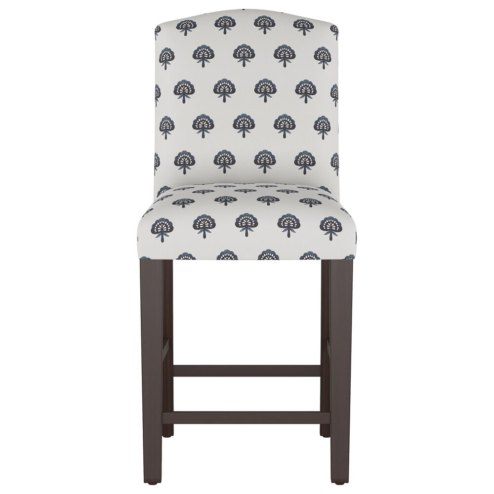 Skyline Furniture Counter Stool in Clara Block Navy, , large