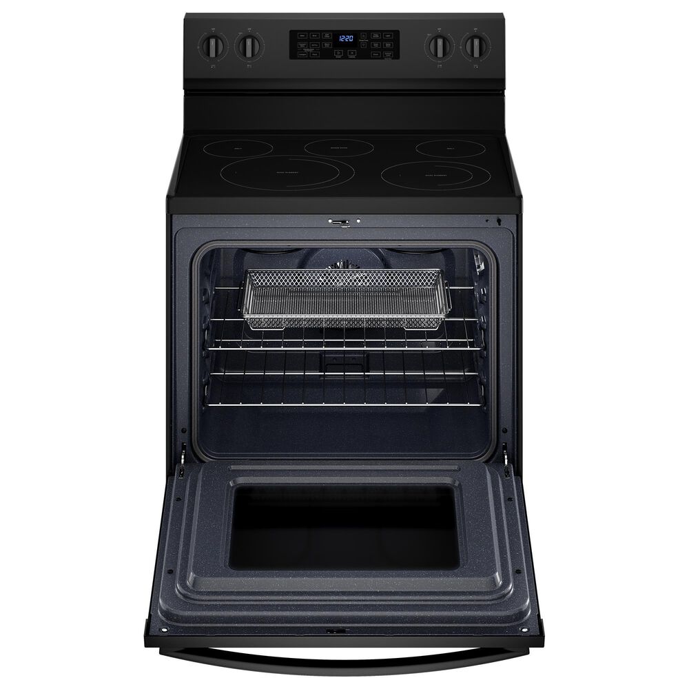 Whirlpool 5.3 Cu. Ft. Electric Range 5-in-1 Air Fry Oven in Black, , large