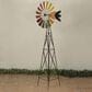 The Gerson Company 91.73" Garden Windmill in Multicolor, , large