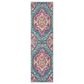 Safavieh Madison MAD119C 2"3" x 6" Blue and Fuchsia Runner, , large