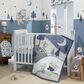 Lambs and Ivy Pooh Bear Musical Mobile in Gray and Beige, , large