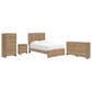 Ashley Gramburg 4 Piece Full Panel Bedroom Set in Warm Brown, , large