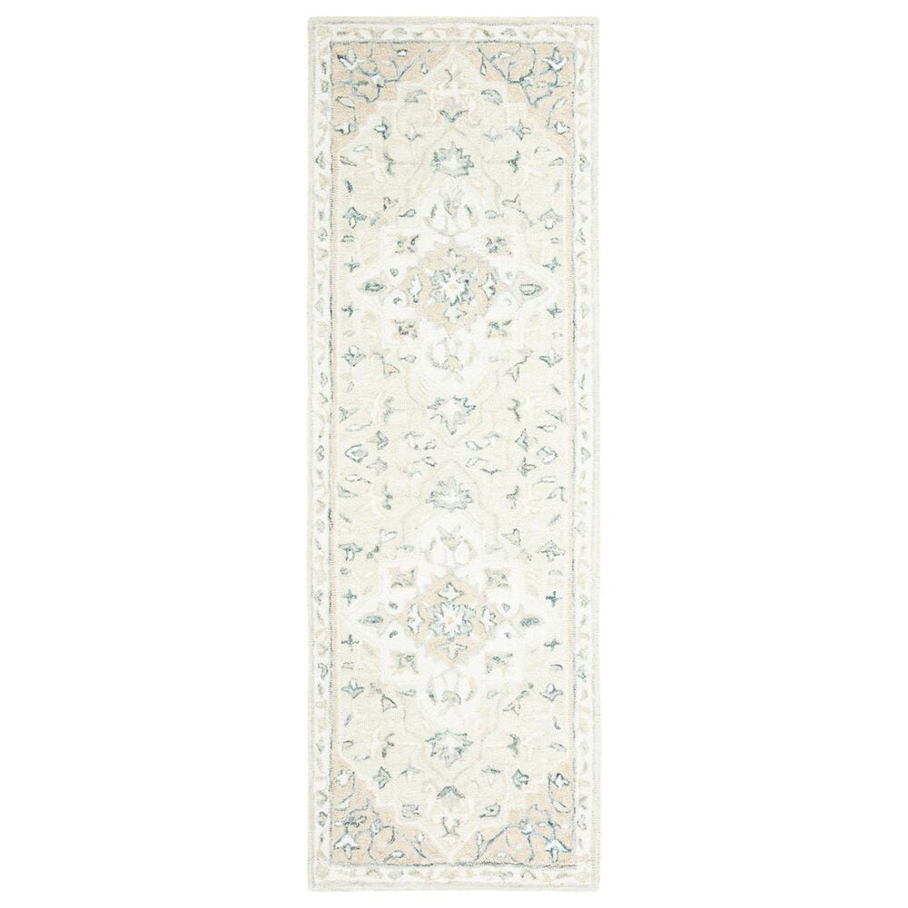 Safavieh Micro-Loop Oriental 2"3" x 11" Beige and Ivory Runner, , large