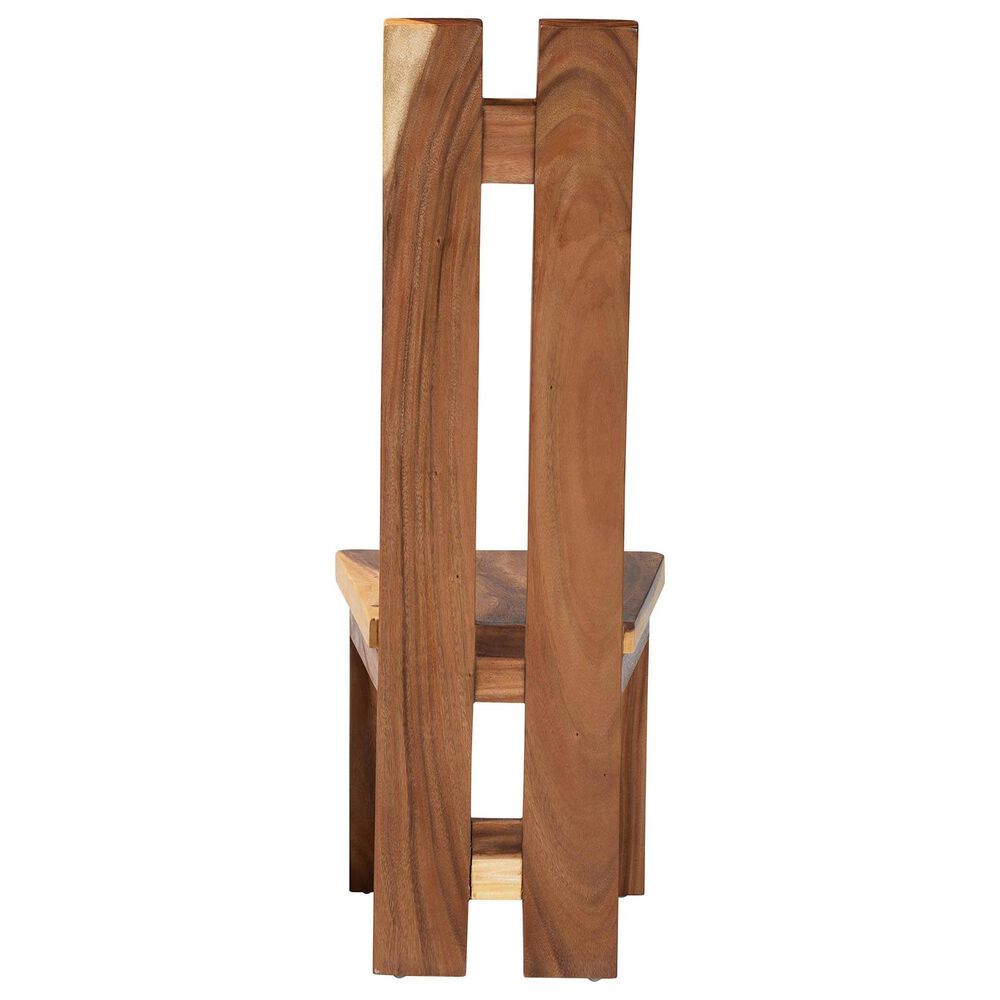 Baxton Studio Lin Side Chair Set of 2 in Natural, , large