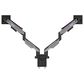 MSI Full-Motion Dual Monitor Mount for 17"-35" Screen in Matte Black and Painted Grey, , large