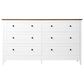 Hearth and Haven 6-Drawer Dresser in White, , large