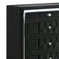 Pacific Landing Lorient 5 Piece King Wingback Bedroom Set in Black Velvet, , large