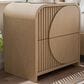 Furniture of America Tangentry 2-Drawer Nightstand in Natural, , large
