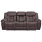 Oxford Furniture 3-Piece Power Reclining Living Room Set in Cowboy Dark Brown, , large