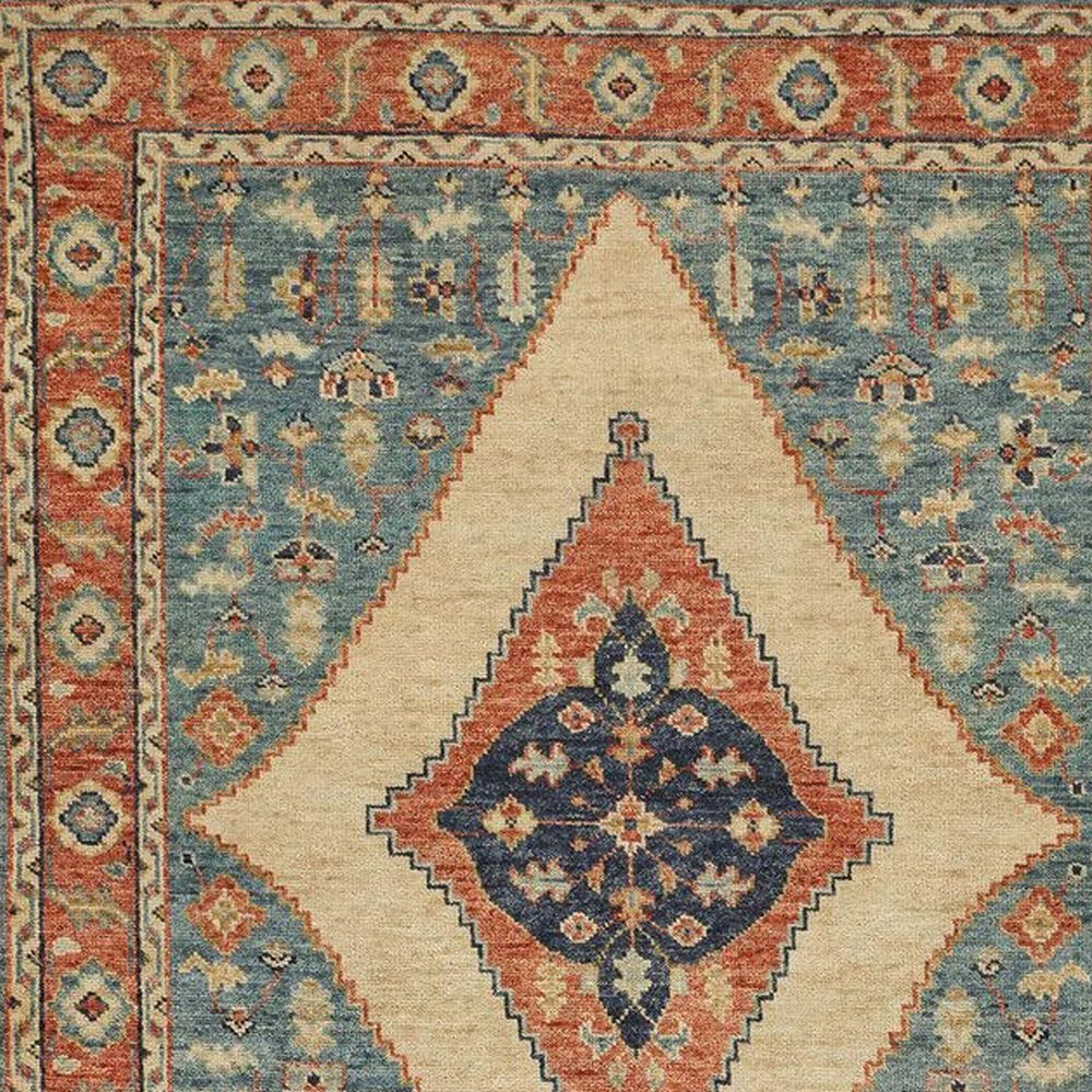 Capel Charise Tabriz 2&#39;6&quot; x 9&#39; Fog Blue Runner, , large