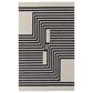 Feizy Maguire 8900F 3"6" x 5"6" Ivory and Black Area Rug, , large