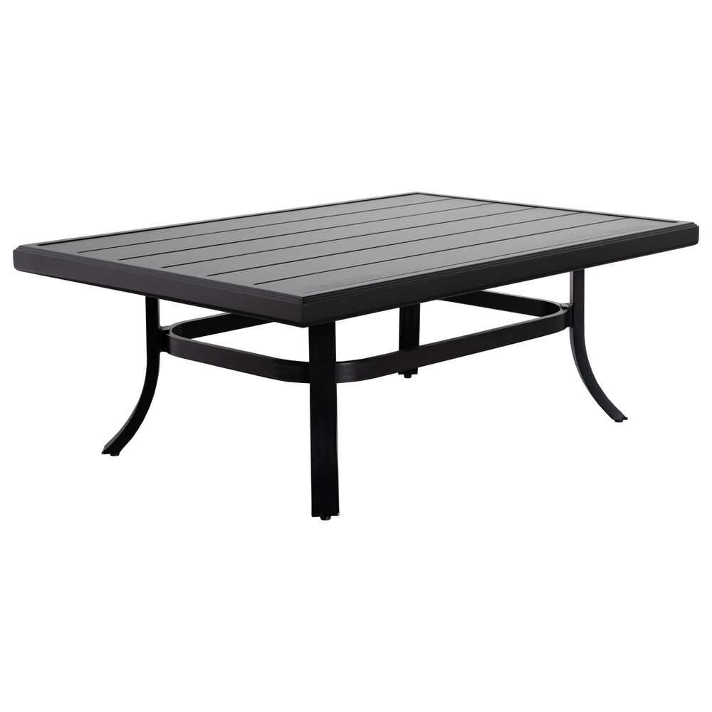 Crown Garden Alexandria 32&quot; x 48&quot; Rectangle Coffee Table in Matte Black, , large