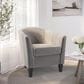 Overman International Corp Chantel Accent Chair in Chantel Pewter Velvet, , large