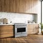 Forno Paolo 36" Freestanding Electric Range in Stainless Steel, , large