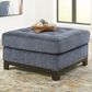 Ashley Maxon Place Oversized Accent Ottoman in Navy, , large