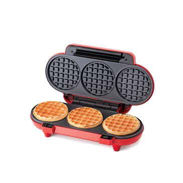 Betty Crocker 3-in-1 Waffle Maker in Red, , large