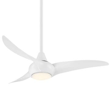 Minka-Aire Light Wave 44" Ceiling Fan with LED Light in White, , large