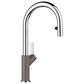 Blanco Urbena Pull Down Kitchen Faucet in Chrome and Volcano Gray, , large