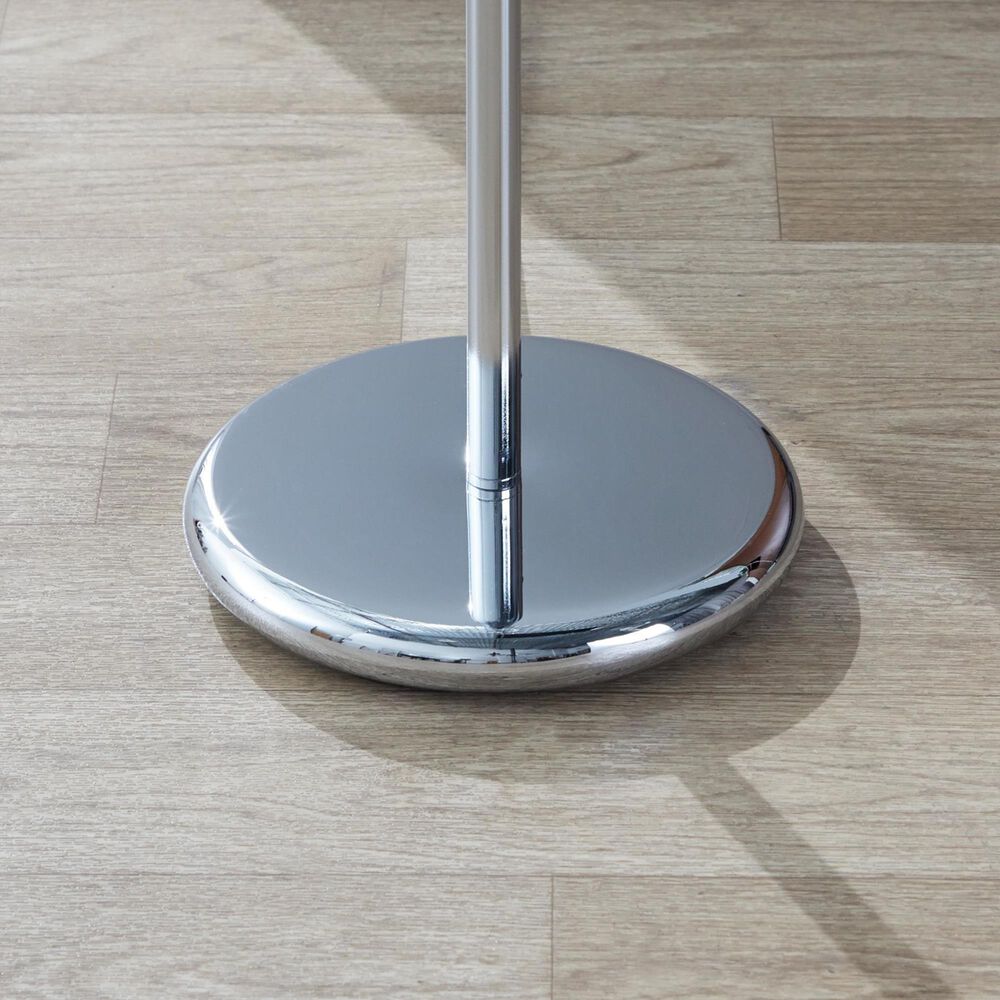 LumiSource Droplets Sleek Floor Lamp in Chrome, , large
