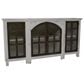 Vintage Arche 4-Door Console Cabinet in Nero White and Gray, , large