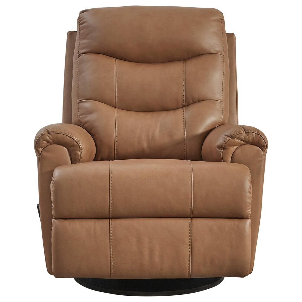 Kelsey Nosal Flynwood Manual Swivel Glider Recliner in Butternut, , large