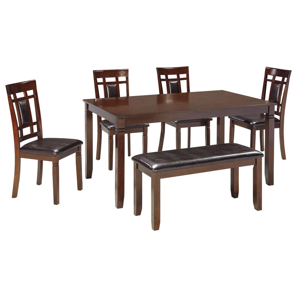 Signature Design by Ashley Bennox 6-Piece Dining Set in Warm Brown, , large