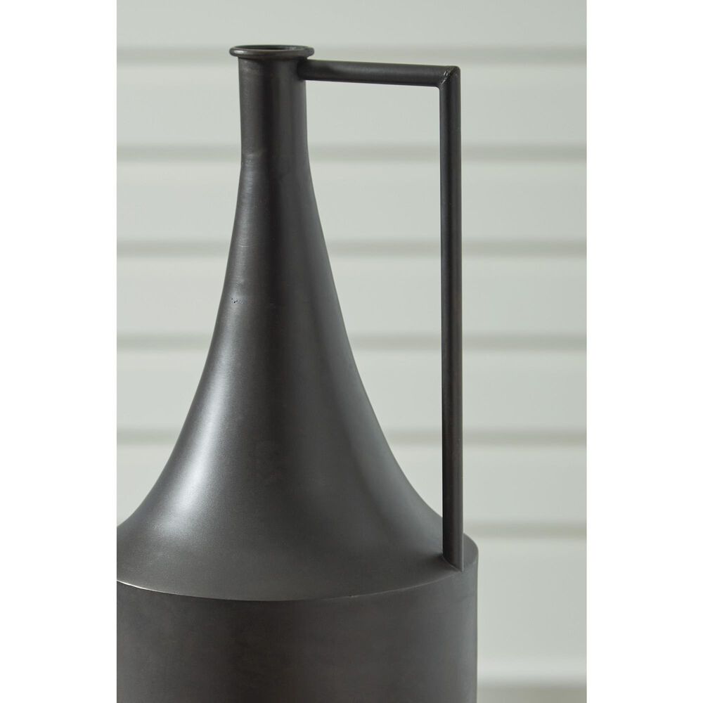 Ashley Zainforth 17&quot; Vase in Distressed Brown, , large