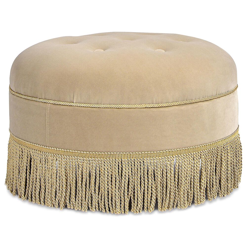 Jennifer Taylor Home Yolanda Standard Ottoman in Fawn Brown and Gold, , large