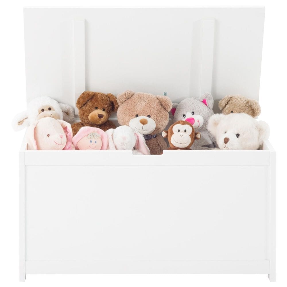 Foundations Worldwide Harmony Toy Chest in Matte White, , large