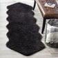 Safavieh Sheep Shag SSG101C 2"3" x 6" Charcoal Runner, , large