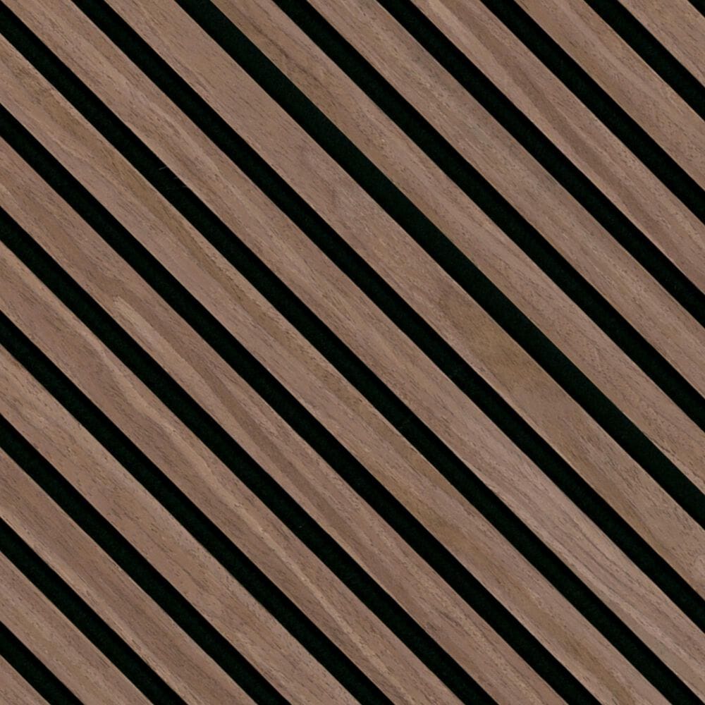 MS International Sonowood Sable 24" x 48" Acoustic Wood Slat Panels, , large