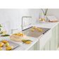 Blanco Linus Pullout Kitchen Faucet with Dual Spray 1.5 GPM in Soft White, , large