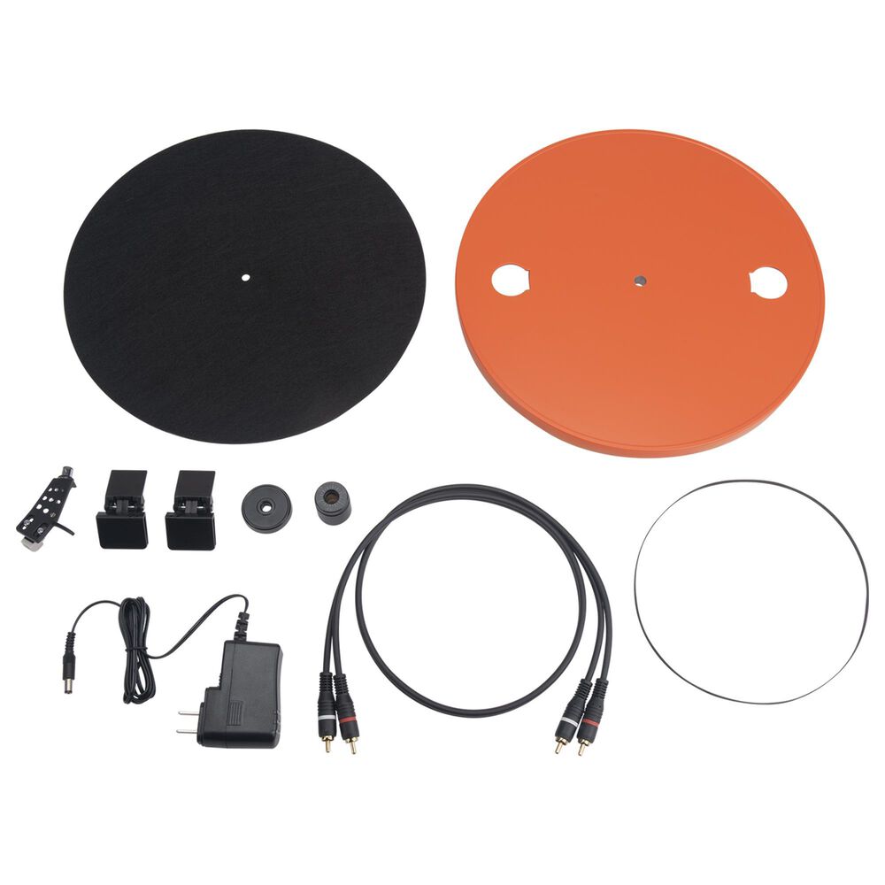JBL Spinner Turntable with Bluetooth Connectivity in Black and Orange, , large